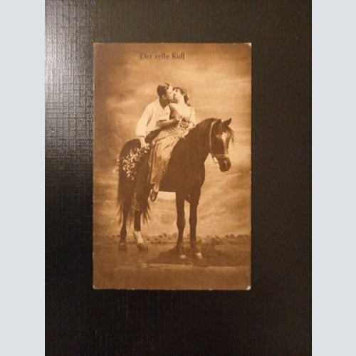 Pärchen Der Erste Kuss Pferd 600607AGr