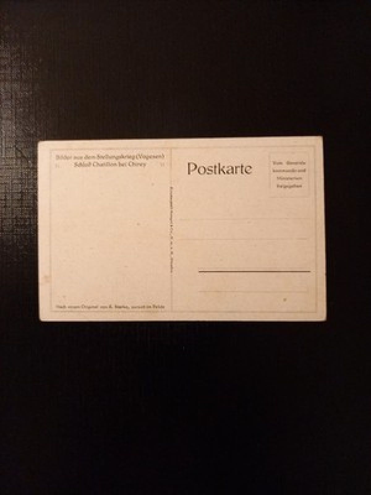 Schloß Chatillon Bei Chirey 180090 Gr