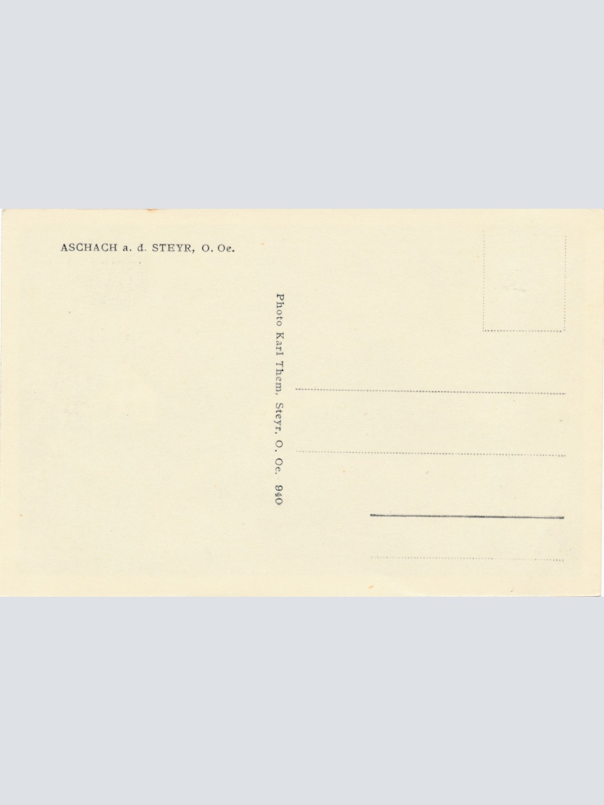 AK aus Aschach an der Steyr Oberösterreich Ansichtskarte (18261)