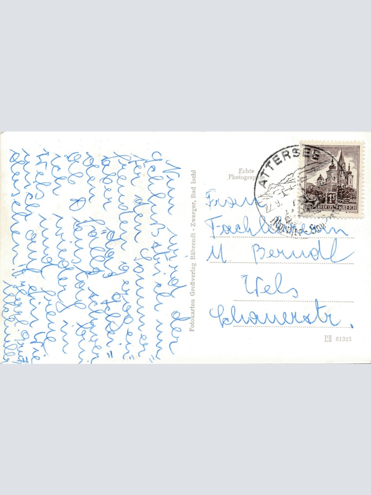 AK aus Attersee am Attersee Oberösterreich Ansichtskarte (18292)