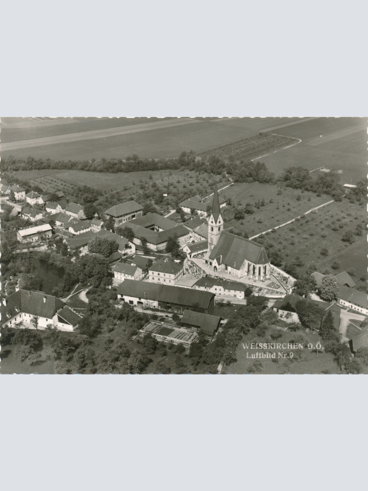 AK aus Weisskirchen Luftbild Nr.9 Oberösterreich Ansichtskarte (18308)
