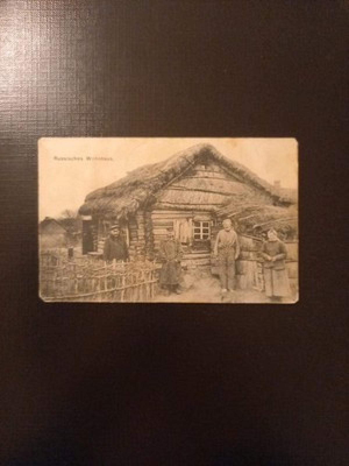 Russisches Wohnhaus Haus und seine Bewohner AB0017 Gr