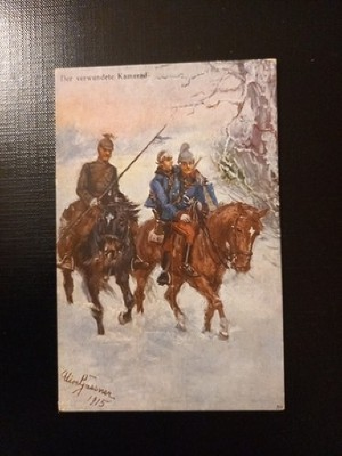 Der Verwundete Kamerad Gassner Gr