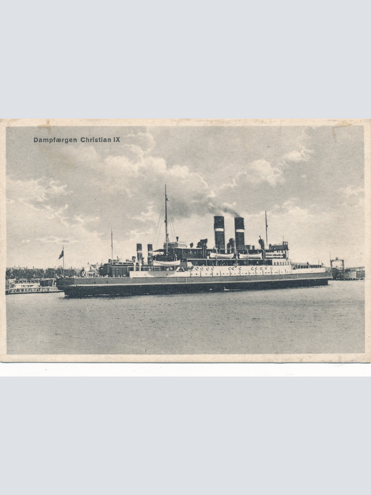 AK aus Dampfergen Christian IX Ansichtskarte (18212)