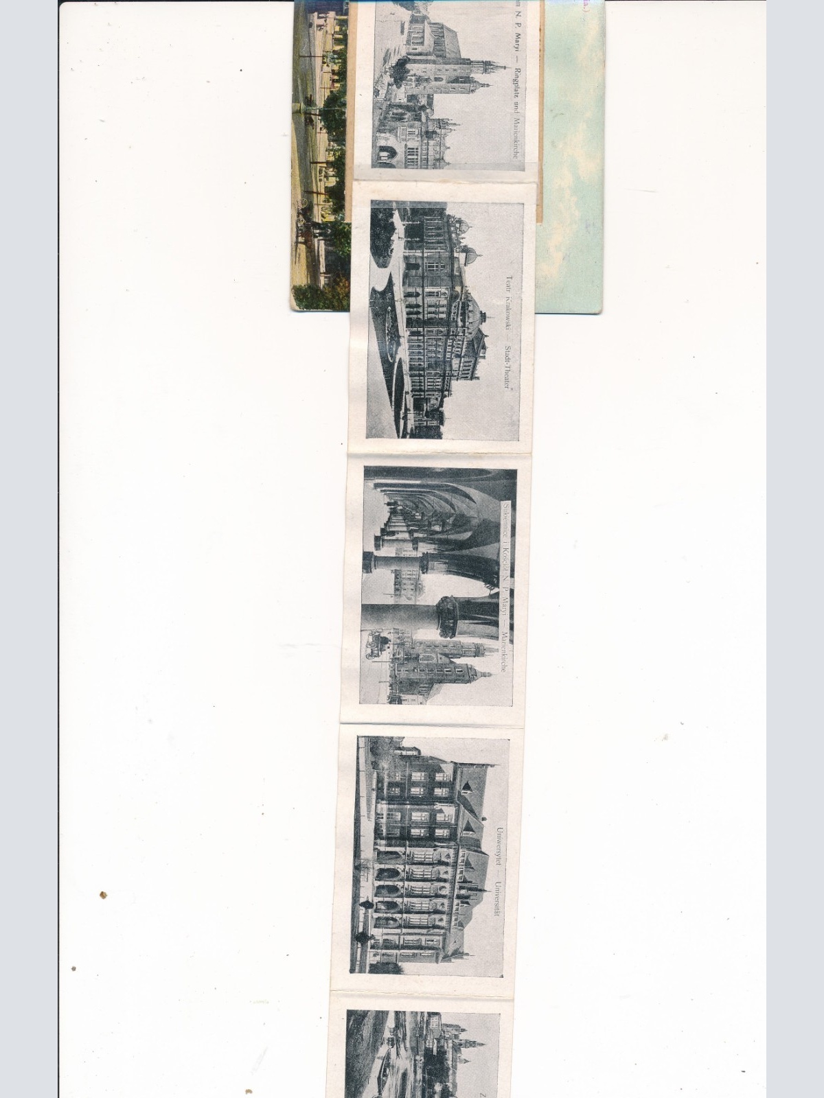 Leporello - AK Krakau Krakow Polen Ansichtskarte (18205)