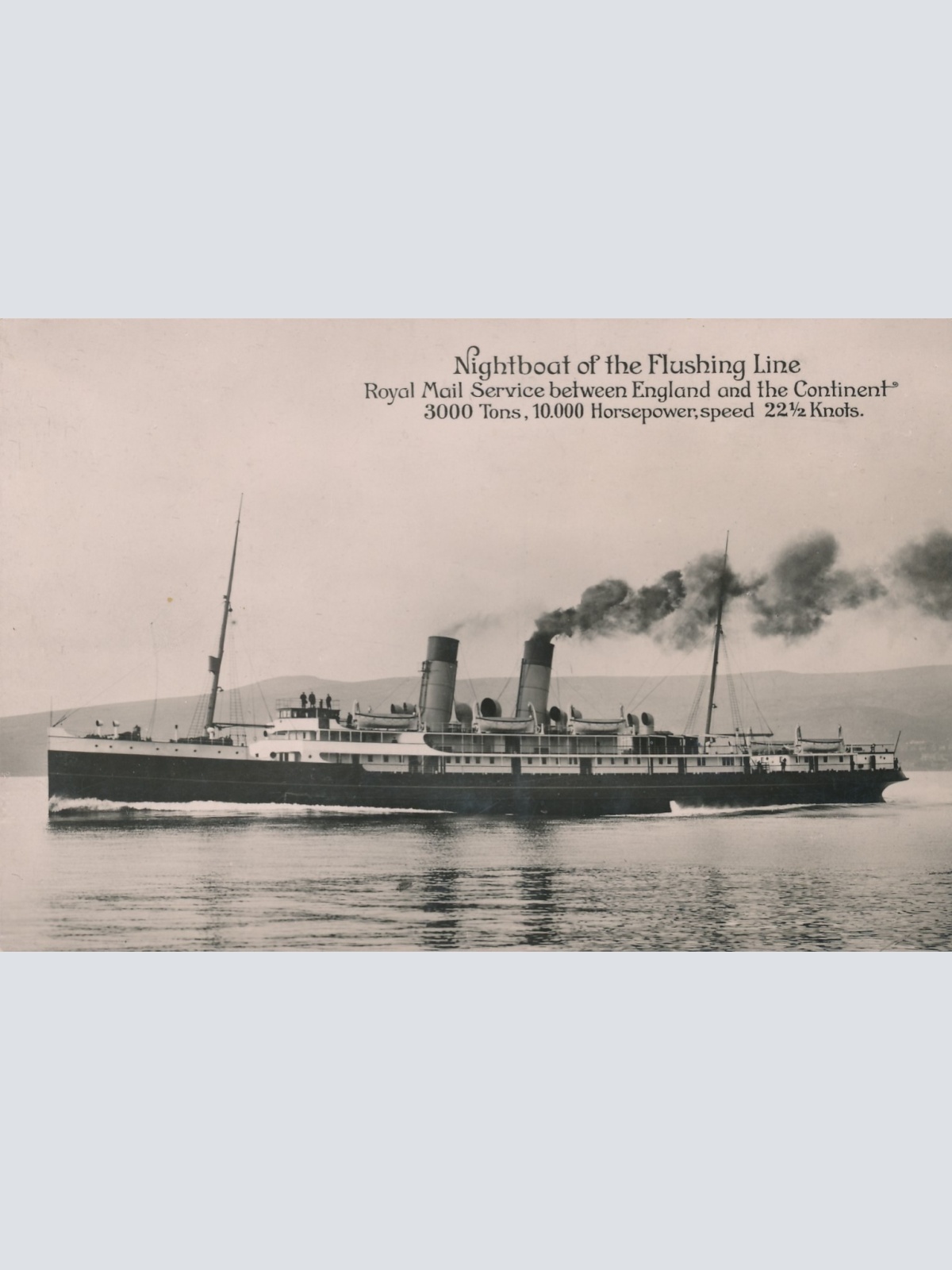 AK aus Nightboat of the Flushing Line Ansichtskarte (18211)