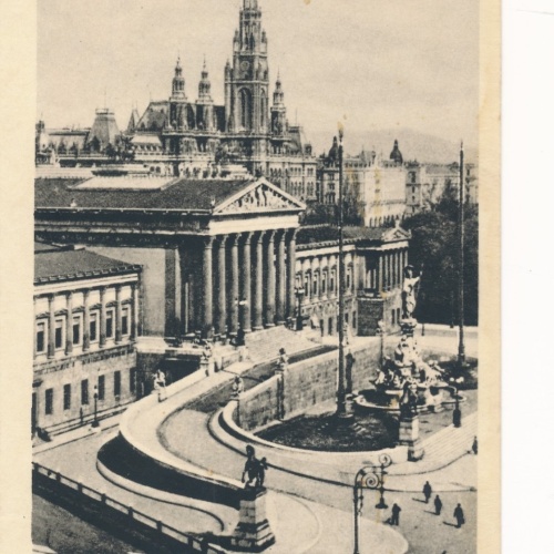 AK aus Wien Parlament Ansichtskarte (18331)