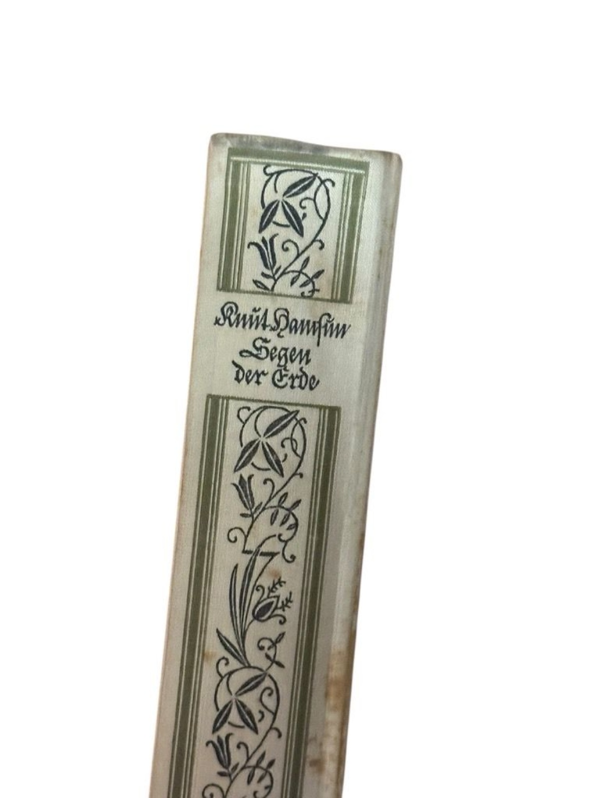 Segen der Erde . Roman von Kunt Hamsun . ( Berechtigte Übersetzung von Pauline K