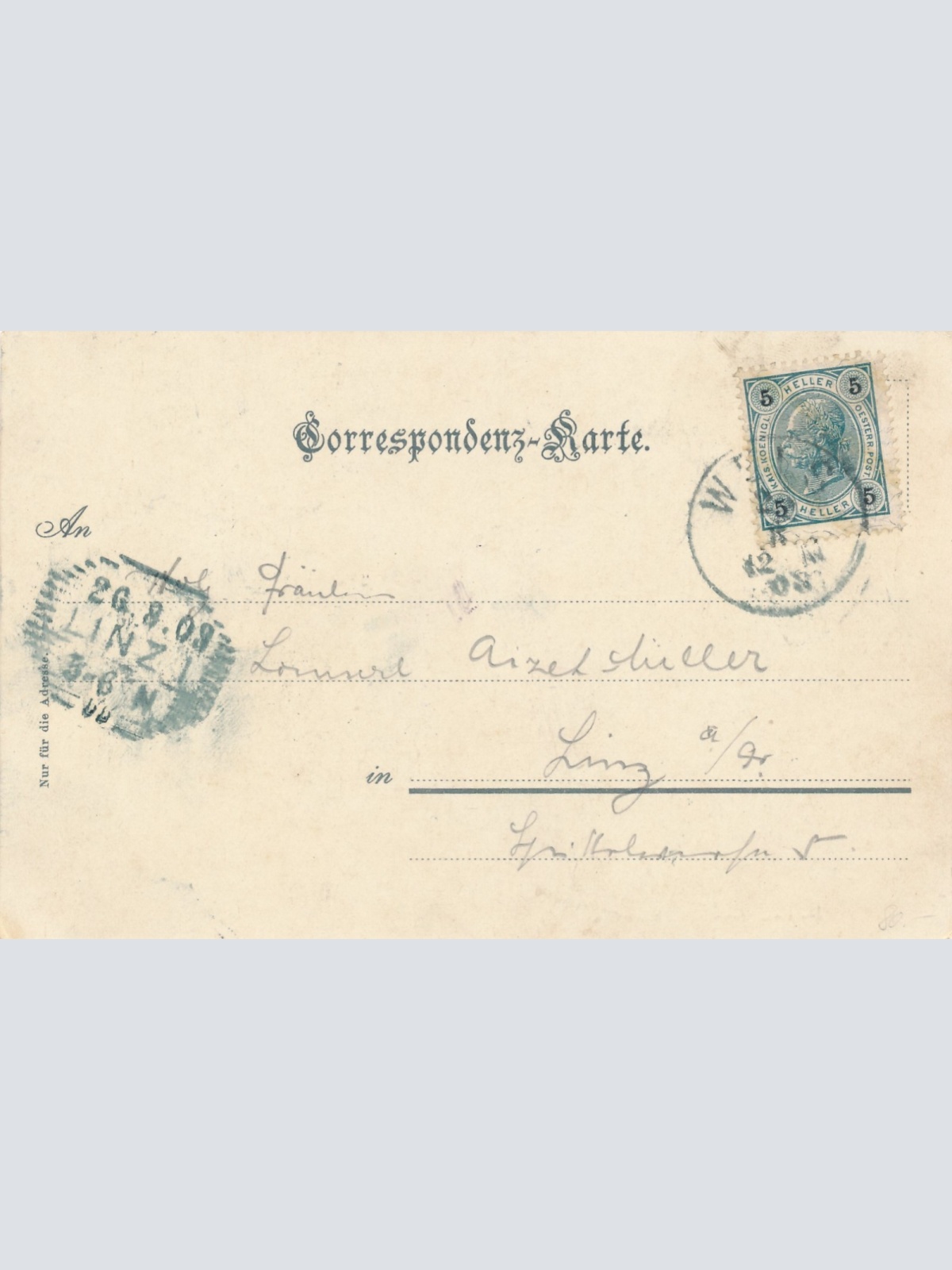 AK aus Wels Maria Theresiastrasse Oberösterreich Ansichtskarte (18223)