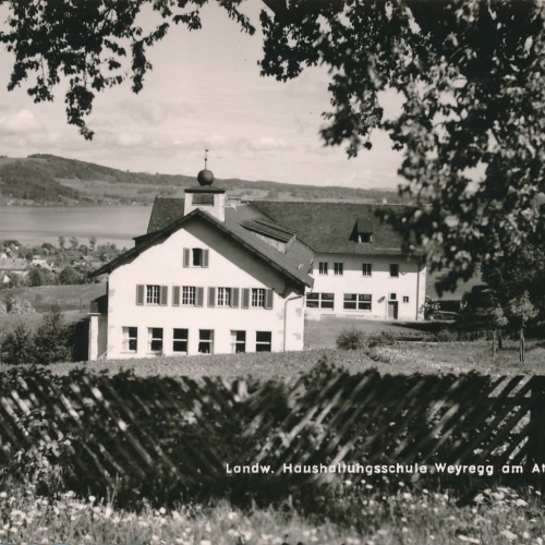 AK aus Weyregg am Attersee Haushaltungsschule Oberösterrei Ansichtskarte (18221)