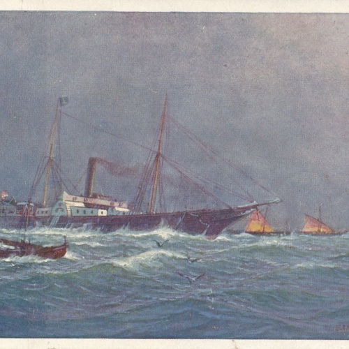 AK Passagierdampfer Arciduchessa Carlotta Ansichtskarte (18243)