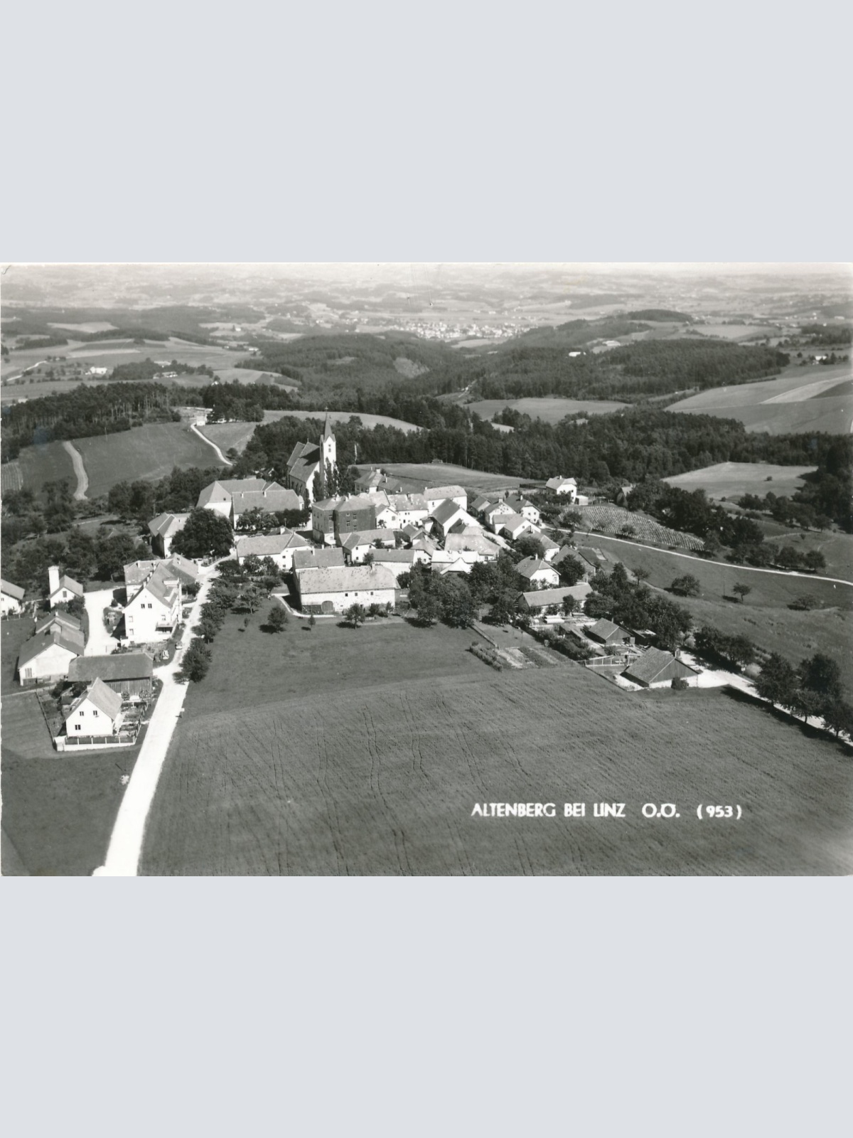 AK aus Altenberg bei Linz Luftbild Oberösterreich Ansichtskarte (18240)