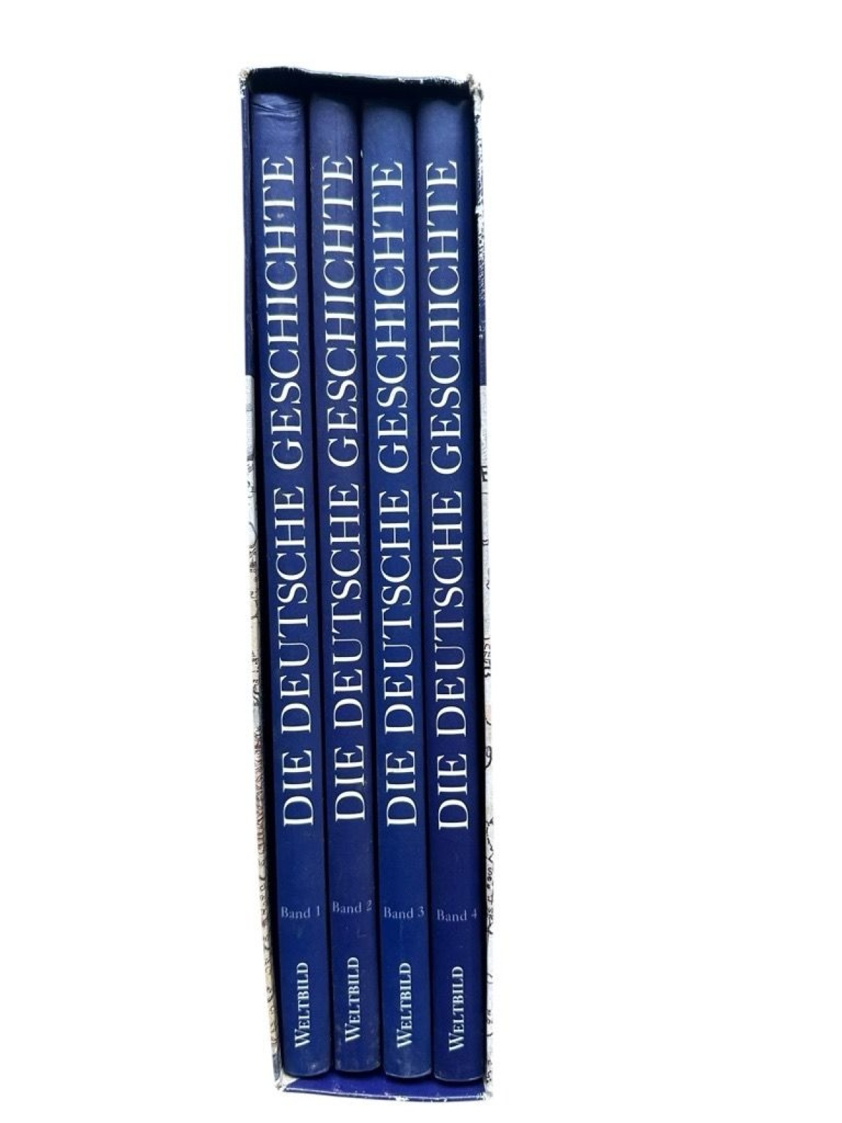 Die deutsche Geschichte. 4 Bände im Schuber [die Buchausg. basiert auf dem Begle