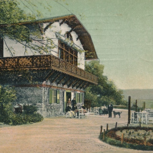 AK aus Graz Schweizerhaus mit Weldendenkmal Steiermark Ansichtskarte (18348)