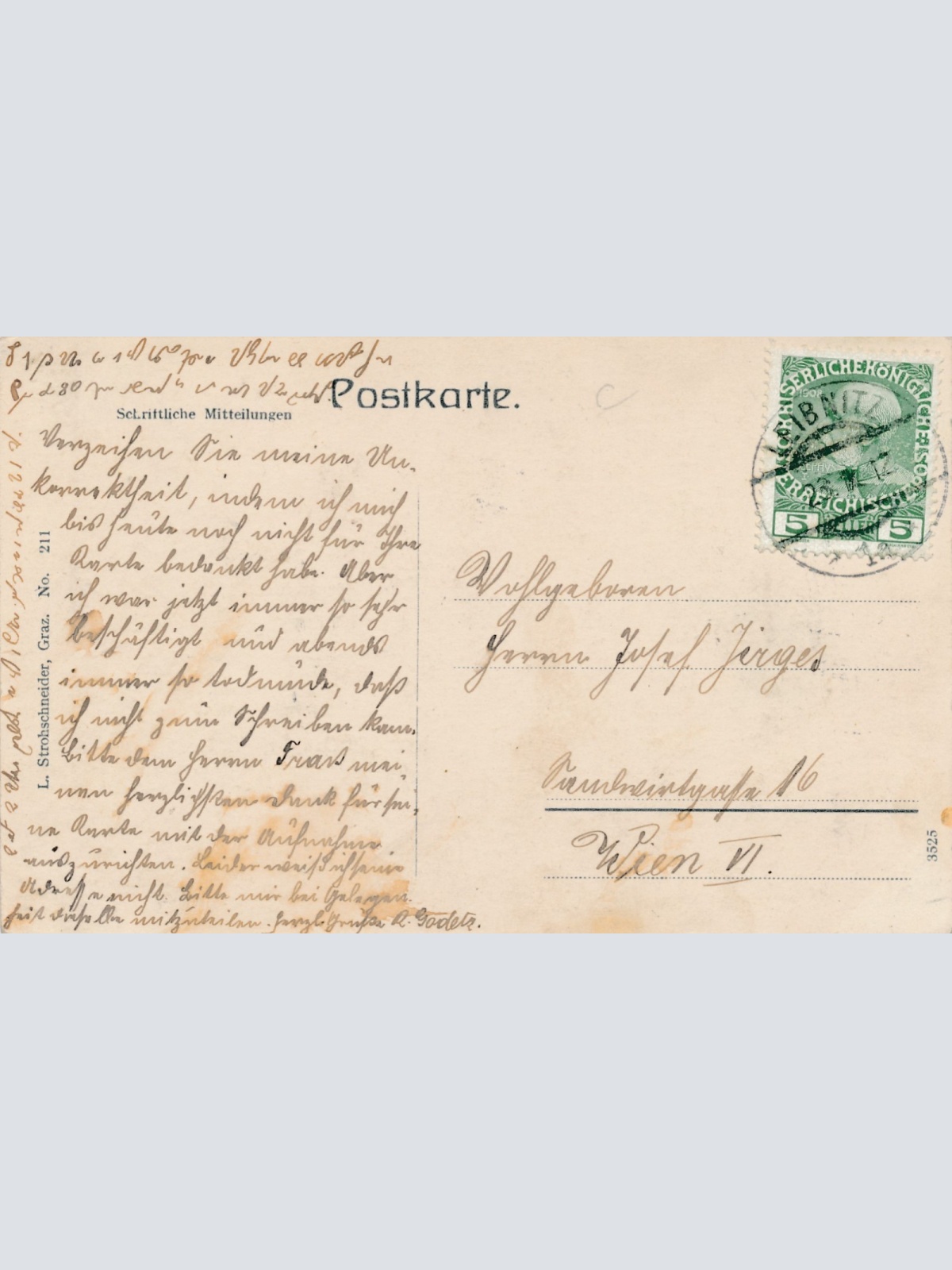 AK aus Graz vom Schloßberg Steiermark Ansichtskarte (18359)