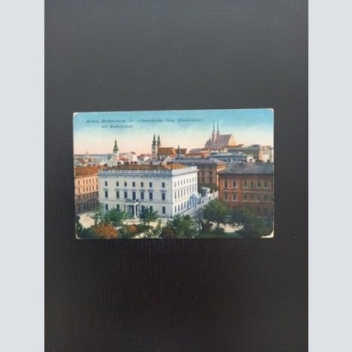 Brünn Rathausturm Rudolfschule Gr