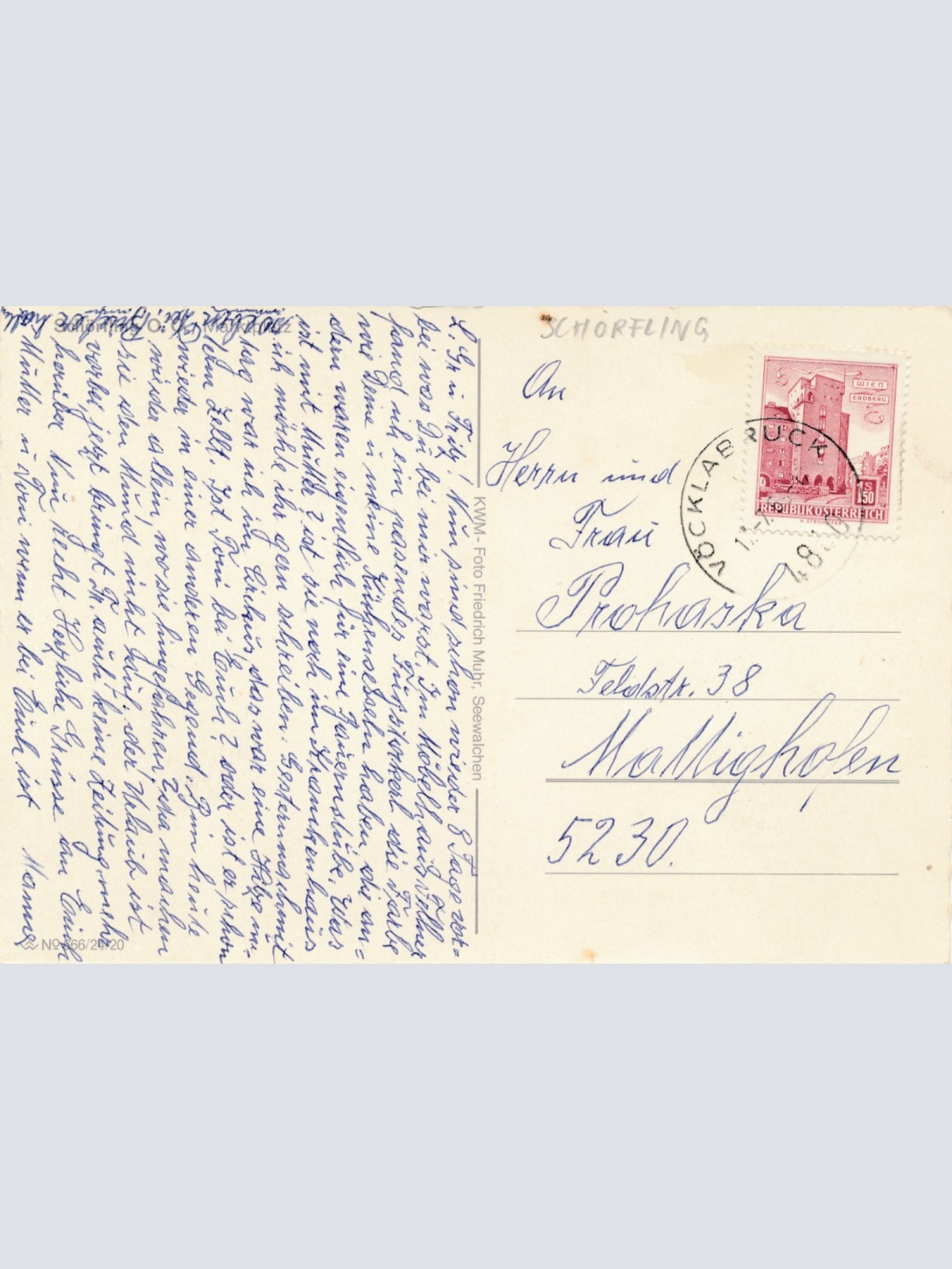 AK aus Schörfling am Attersee Oberösterreich Ansichtskarte (18363)