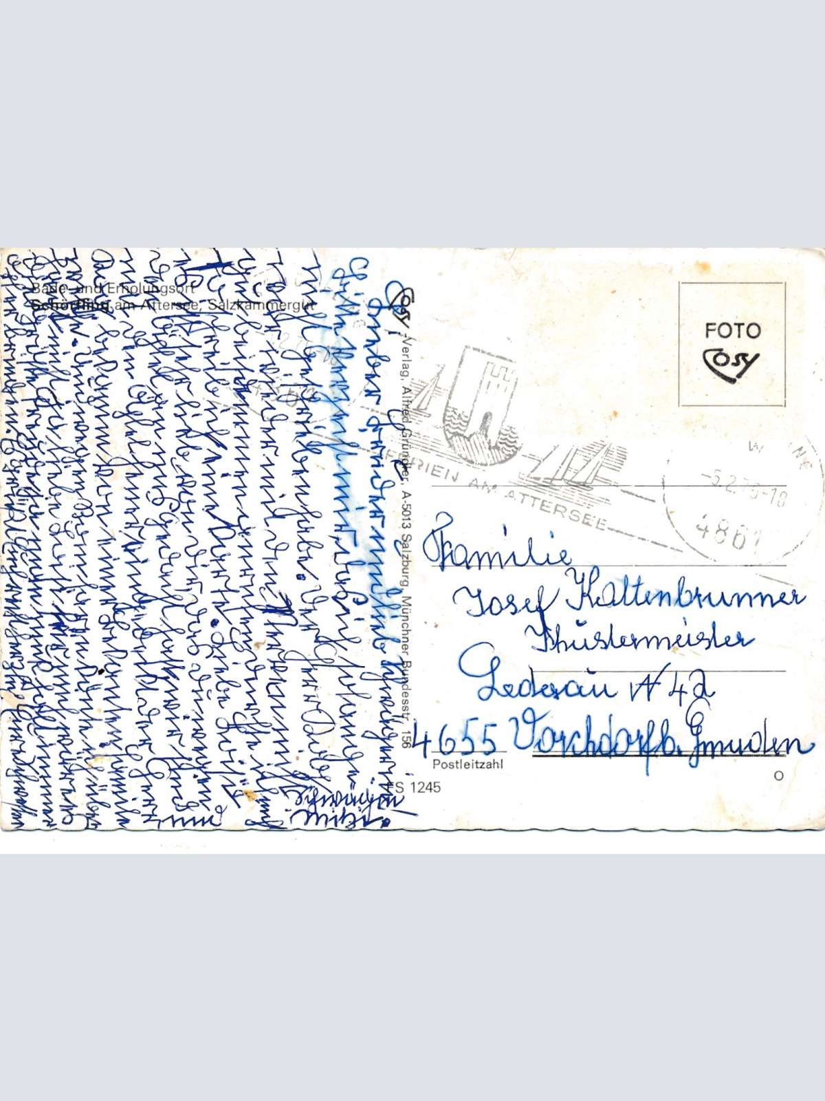 AK aus Schörfling am Attersee Oberösterreich Ansichtskarte (18364)