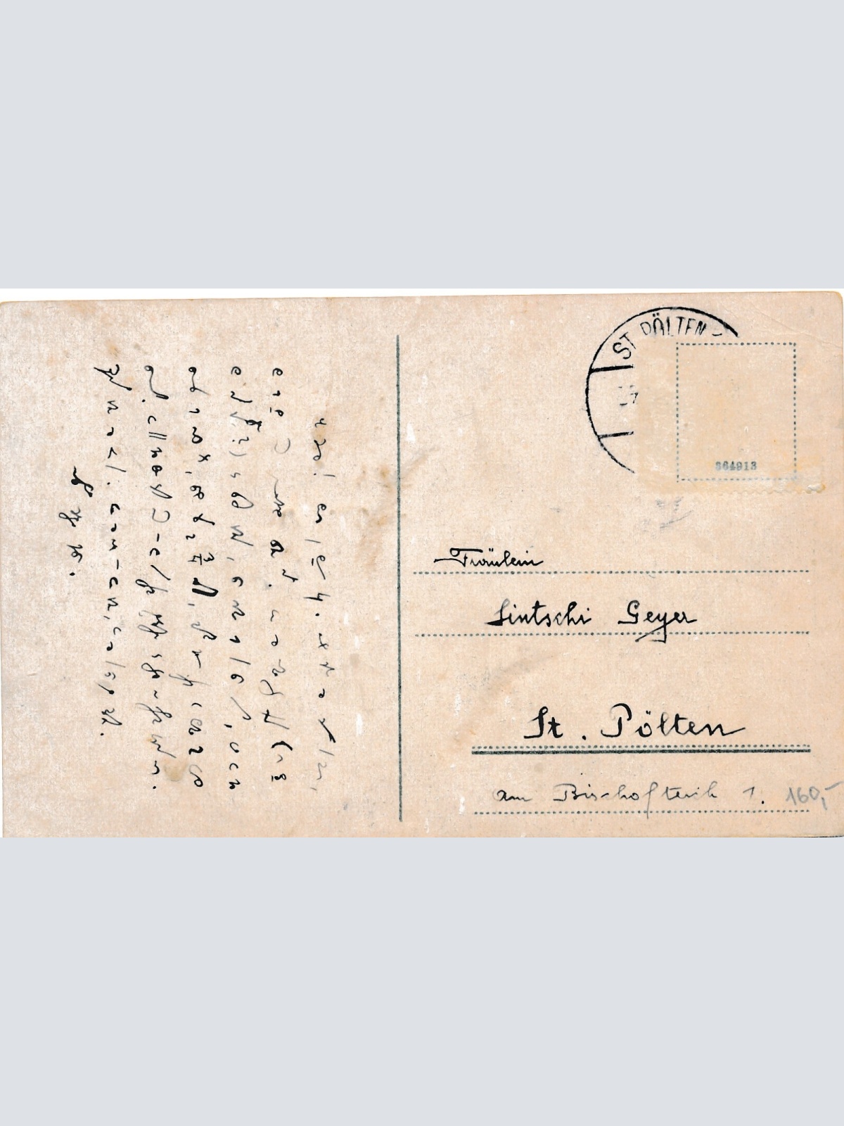 AK aus St . Pölten Amtsgebäude Niederösterreich Ansichtskarte (18372)