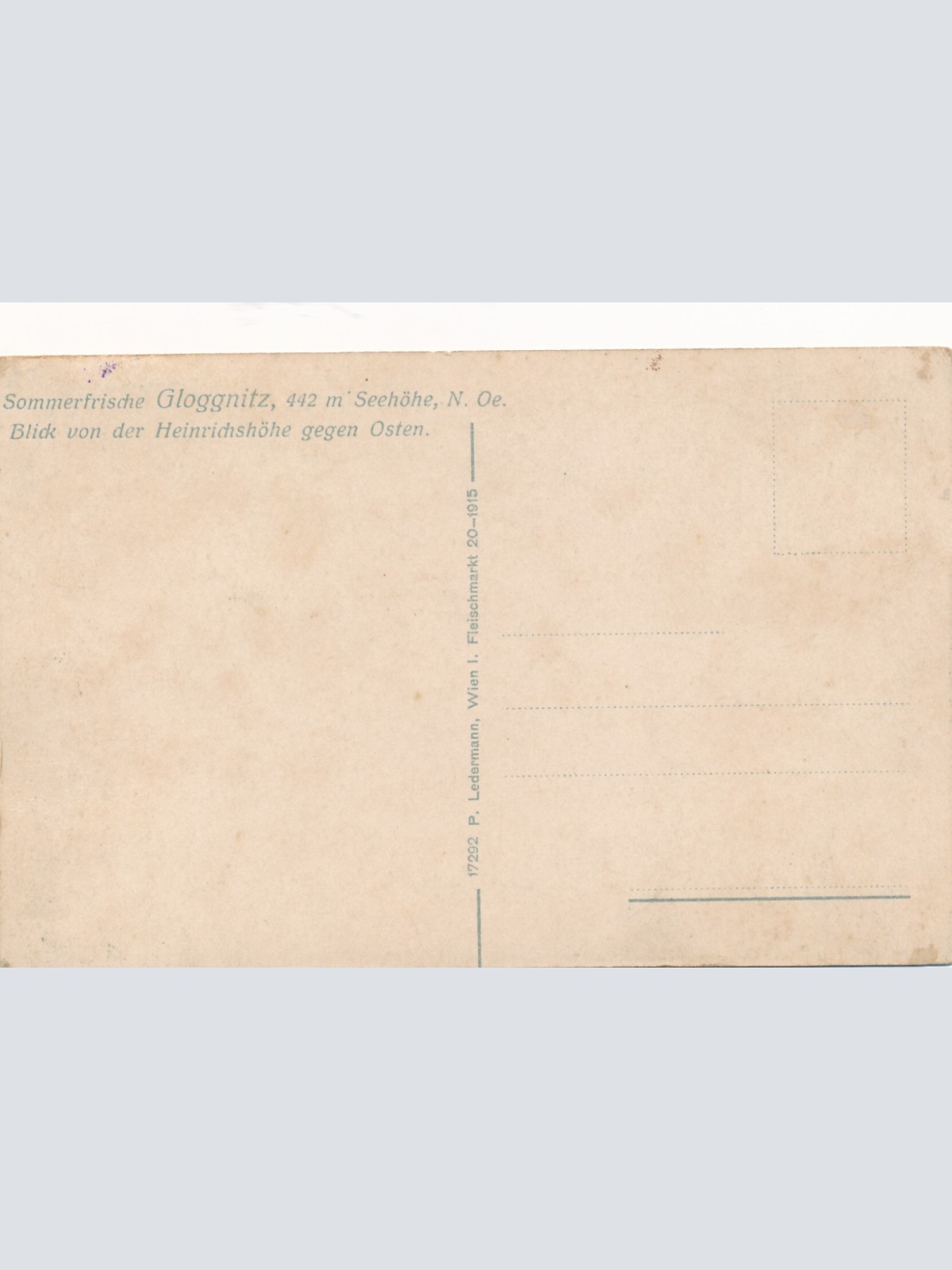 AK aus Gloggnitz Niederösterreich Ansichtskarte (18378)