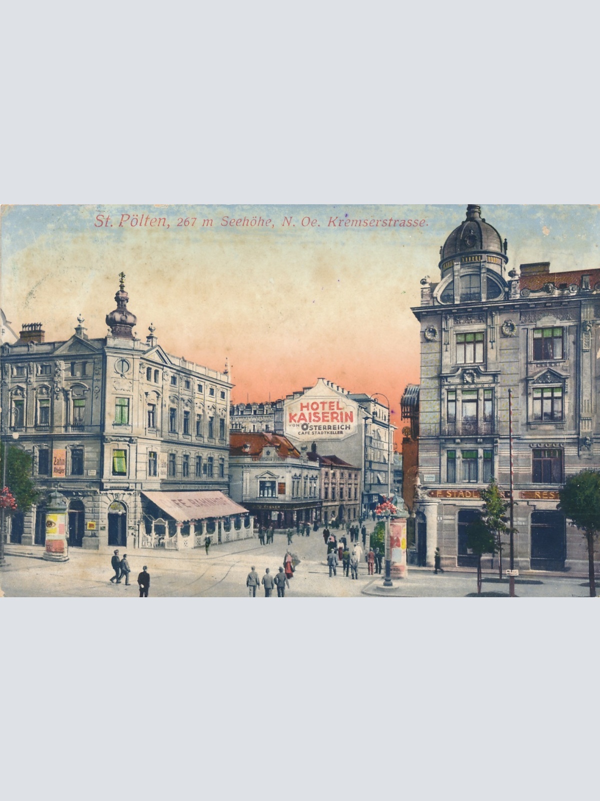 AK aus St. Pölten Kremserstrasse Niederösterreich Ansichtskarte (18379)