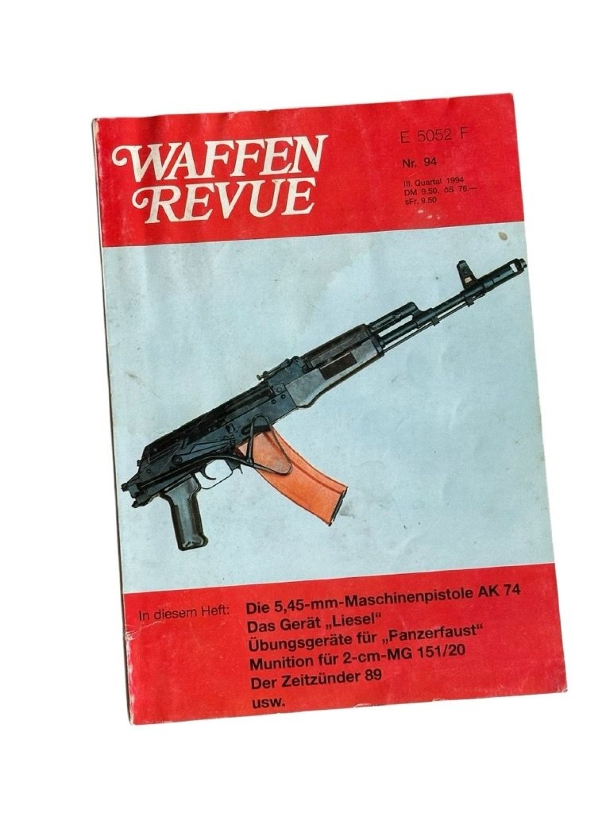 Waffen-Revue Nr. 94. Die 5,45 mm Maschinenpistole AK 74. Pawlas, Karl R.:
