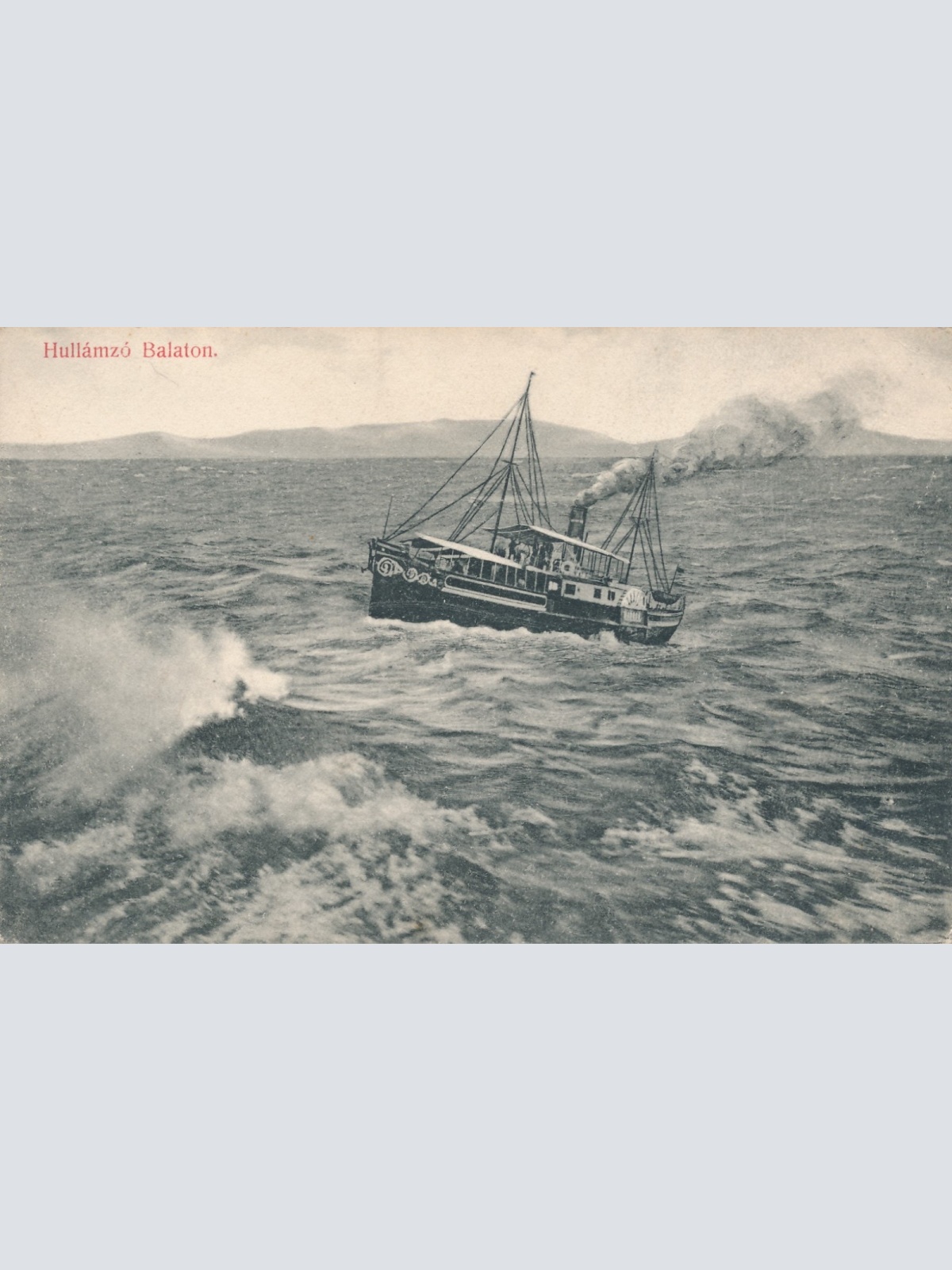 AK Hullamzo Balaton Ansichtskarte (18325)
