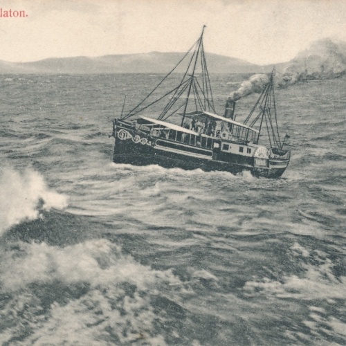 AK Hullamzo Balaton Ansichtskarte (18325)