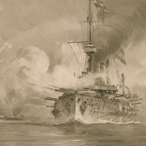 AK S.M. Kriegsmarine im Weltkriege S.M.S Zrinyi Ansichtskarte (18326)