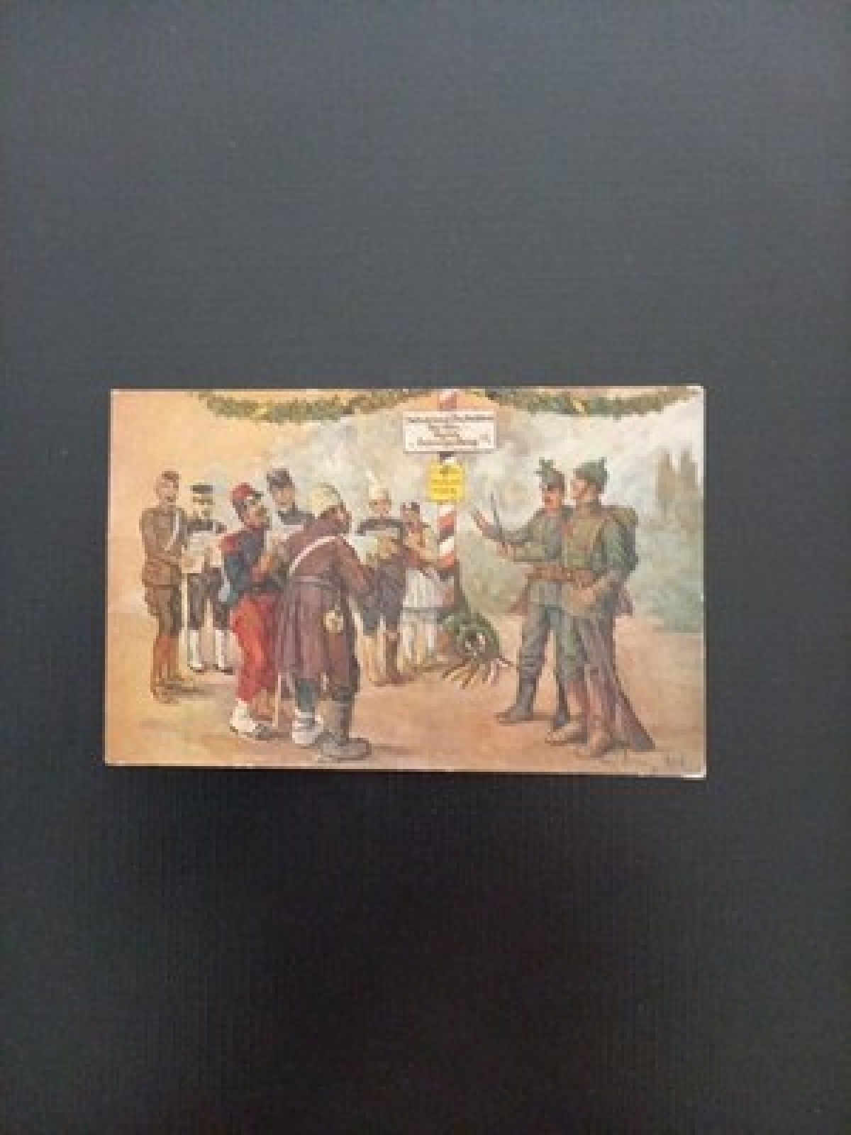 Deutschland Deutschland Gesangsübung Soldaten Männer Gr