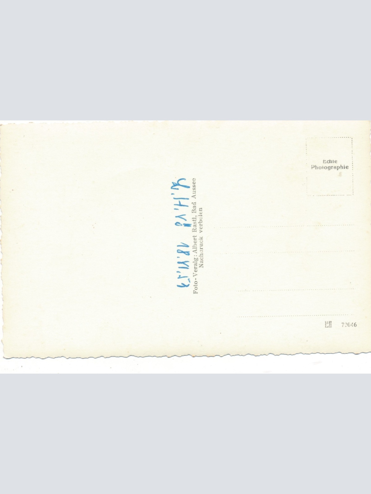 AK aus Alt Aussee Steiermark Ansichtskarte (18462)