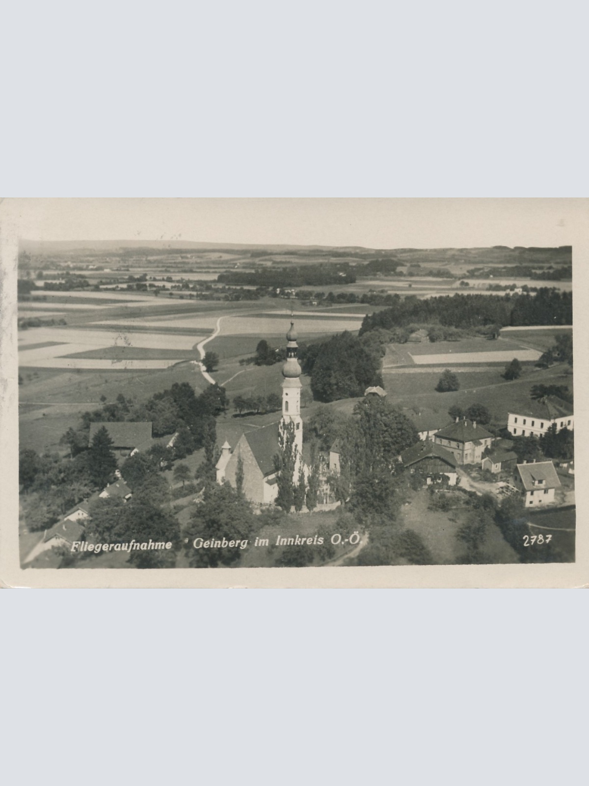 AK aus Geinberg im Innkreis Fliegeraufnahme Ansichtskarte (18467)