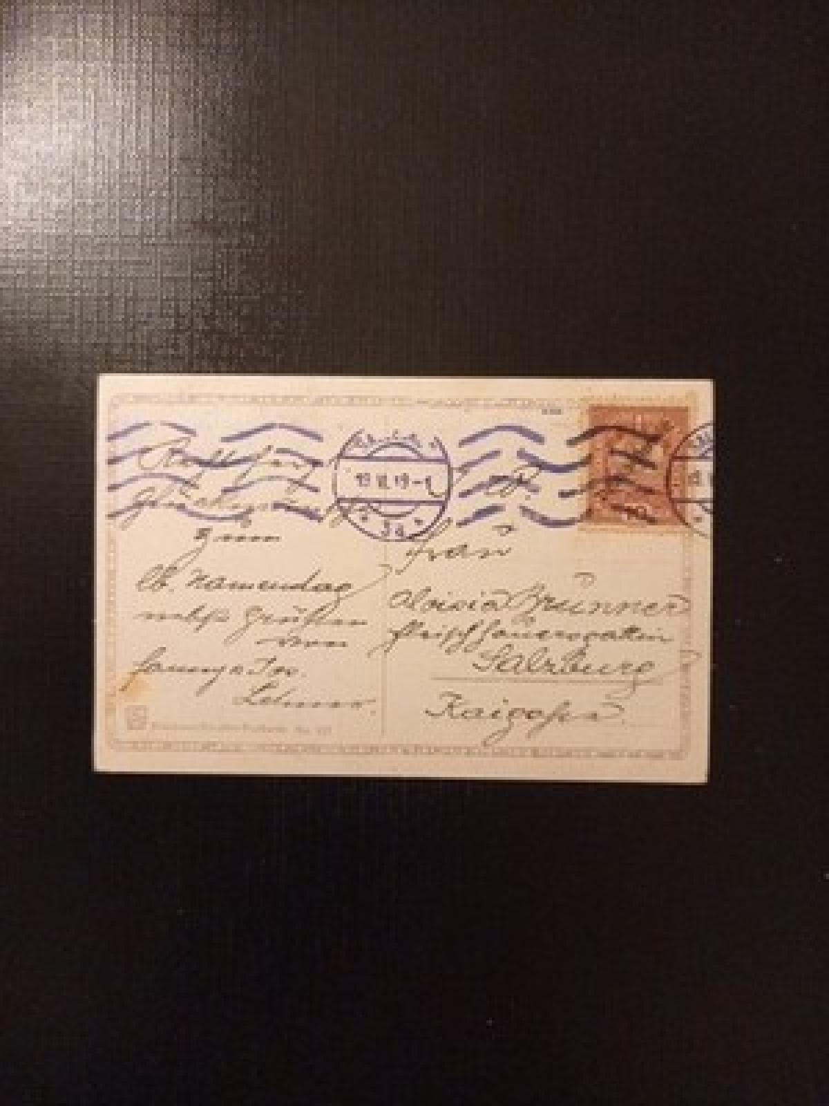 Karl Gebhardt In Der Küche Alte Frau Katze Gr