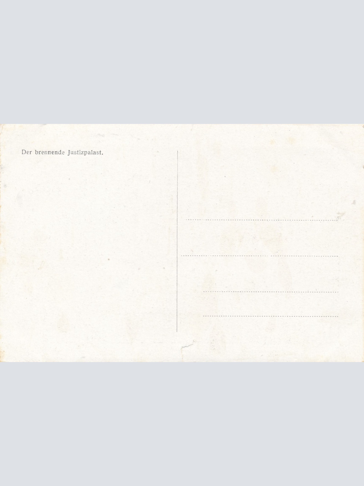 AK aus Wien Brand des Justizpalastes 1915 / 16 Ansichtskarte (18366)