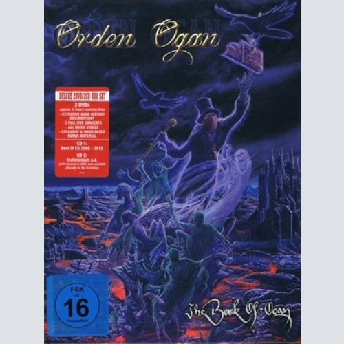 Box, Dlx, Dig + 2xDVD-V, NTSC + CD, Comp + CD Orden Ogan - The Book Of Ogan