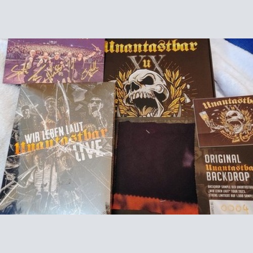 2xCD, Album + DVD + Box, Ltd Unantastbar - Wir Leben Laut Live