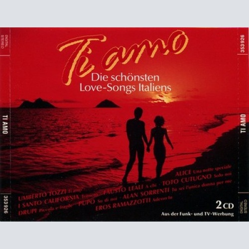 2xCD, Comp Various - Ti Amo - Die Schönsten Love-Songs Italiens
