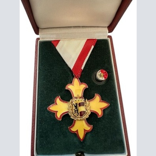 Österreich Goldenes Ehrenzeichen Salzburg Bruststeckstern im Etui