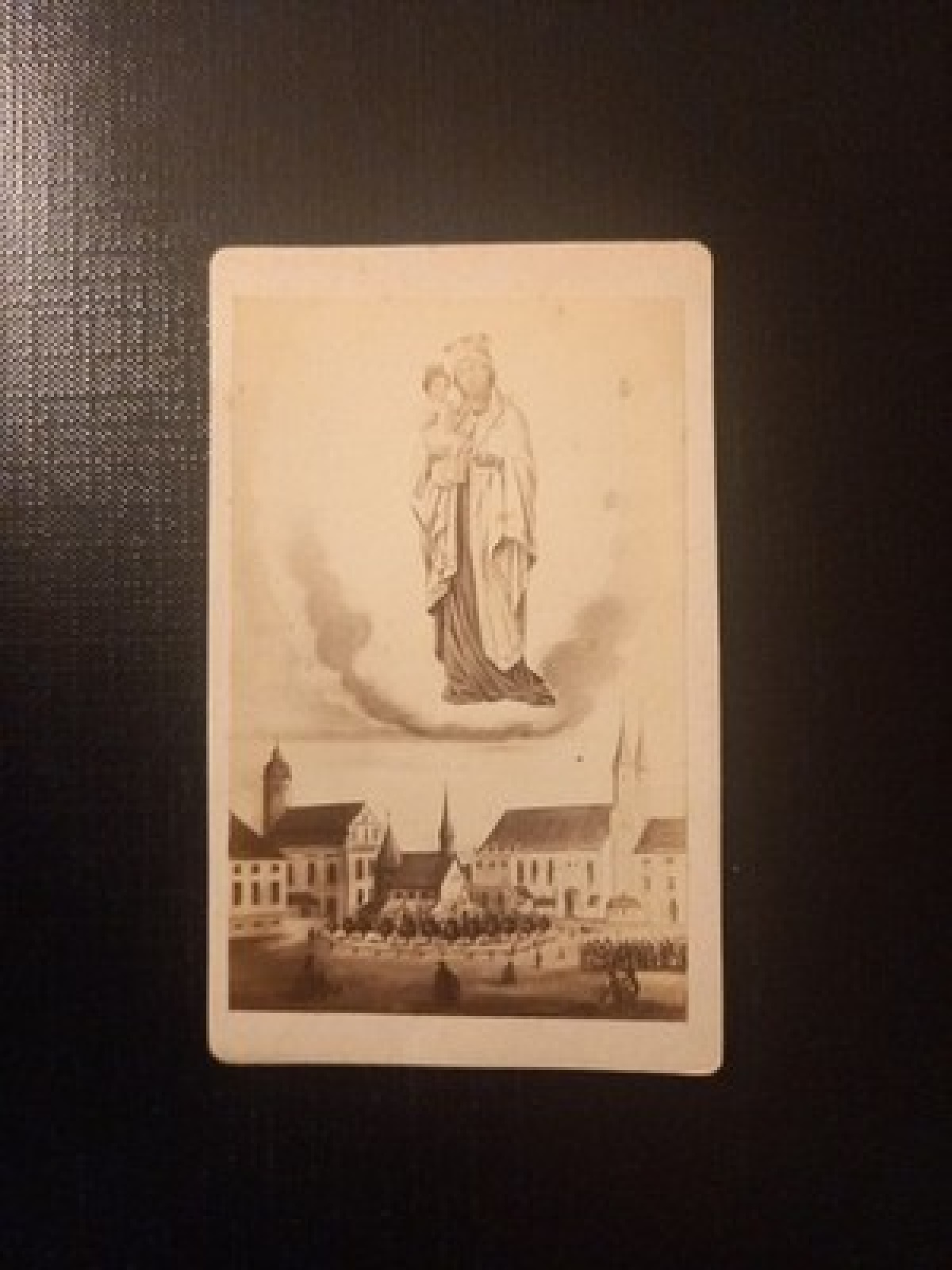 Andachtabild Maria Mit Jesuskind Gr