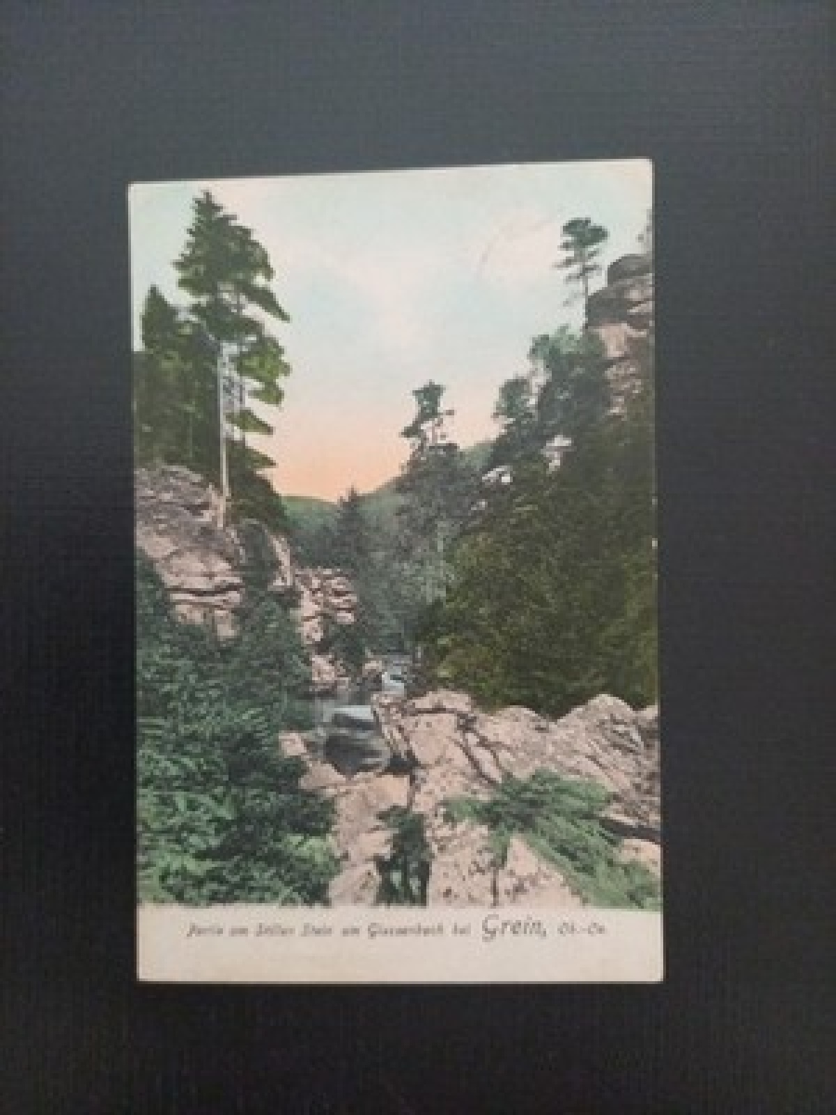 Stillen Stein am Giessenbach Bei Grein Gr