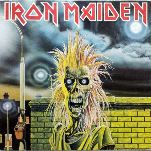 Iron Maiden - Iron Maiden (LP, Album, RE)