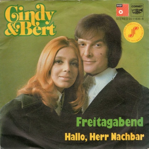 Cindy & Bert - Freitagabend  (7", Single)