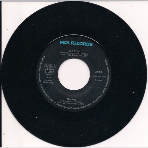 Earl Grant - The End (7")