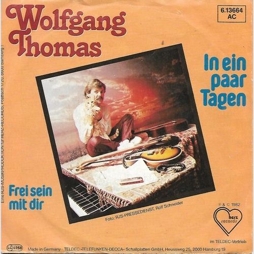 Wolfgang Thomas (4) - In Ein Paar Tagen (7", Single)