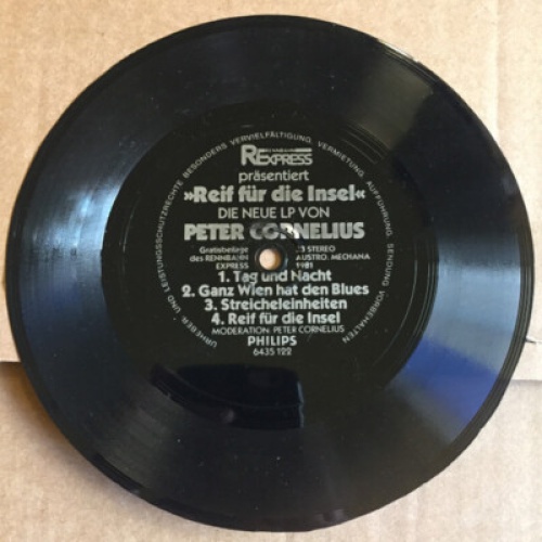 Peter Cornelius - Reif Für Die Insel (Flexi, 7", S/Sided, Single)