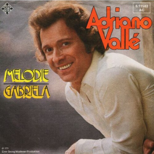 Adriano Vallé* - Melodie (7", Single, Promo)
