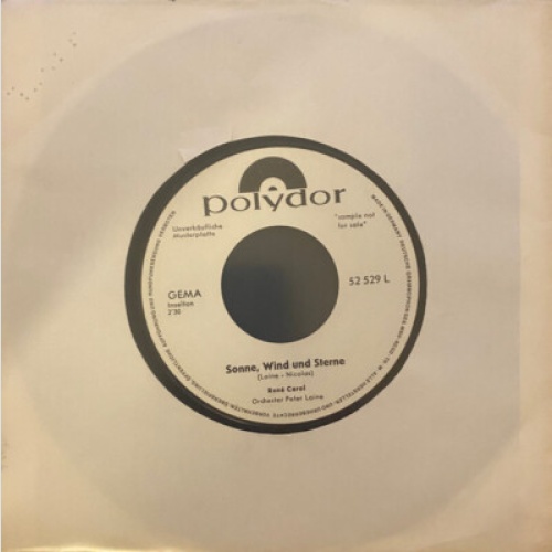 René Carol - Sonne, Wind Und Sterne (7", Single, Promo)