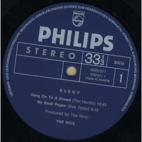 The Nice - Elegy (LP, Album)