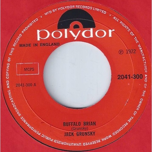 Jack Grunsky - Buffalo Brian (7", Single)