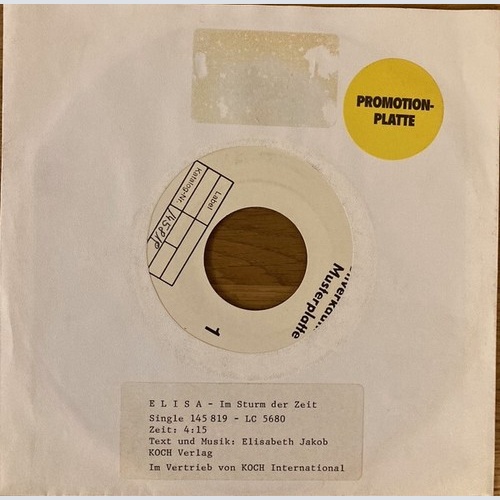 Elisa (36) - Im Sturm Der Zeit (7", Single, TP)